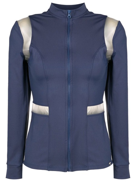  Amir Slama Gym Slama Gym + Manly Performance Track Jacket - Blue 