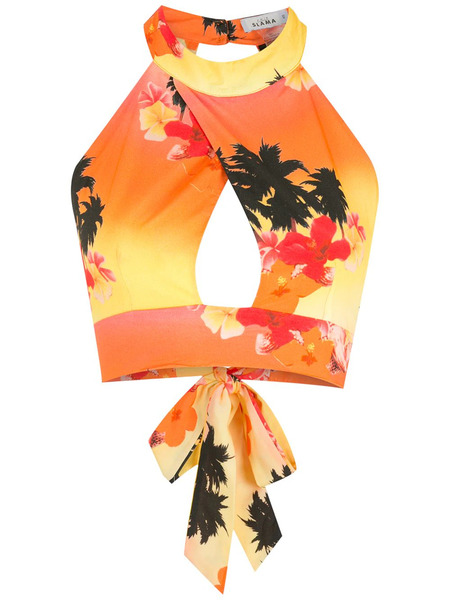  Amir Slama Halter Neck Blouse - Multicolour 