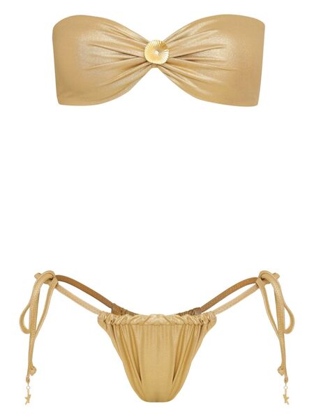  Amir Slama Lurex Bikini - Gold 