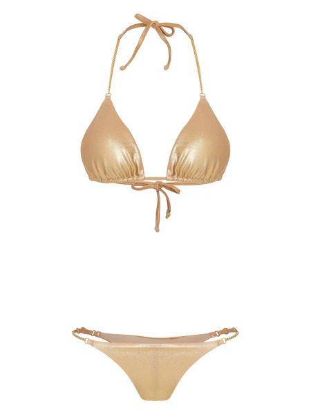  Amir Slama Metallic Bikini - Gold 