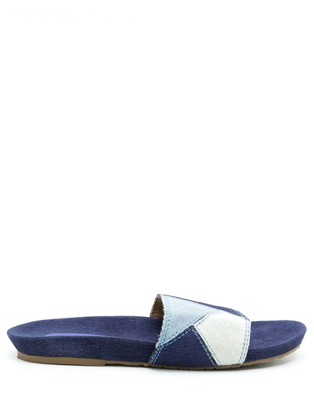  Amir Slama Patchwork Slides - Blue 