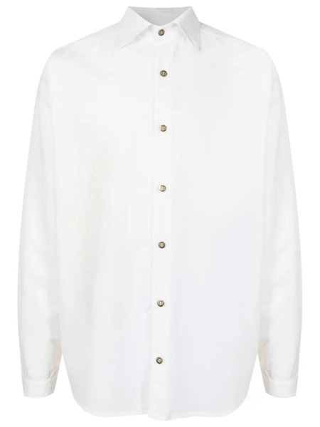  Amir Slama Pattern-jacquard Shirt - White 