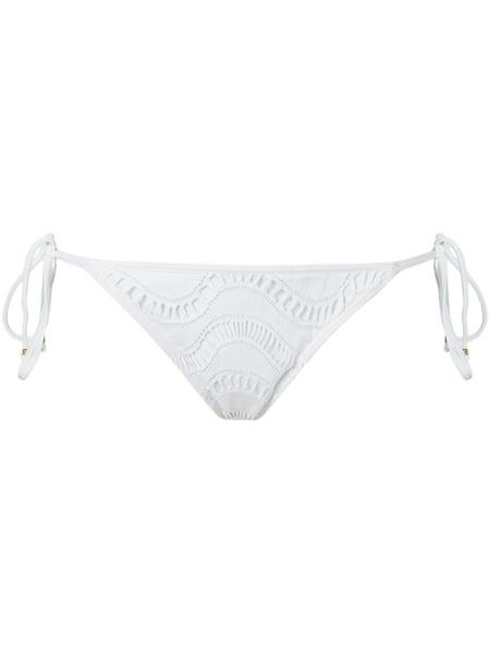 Amir Slama Patterned Bikini Bottom - White 