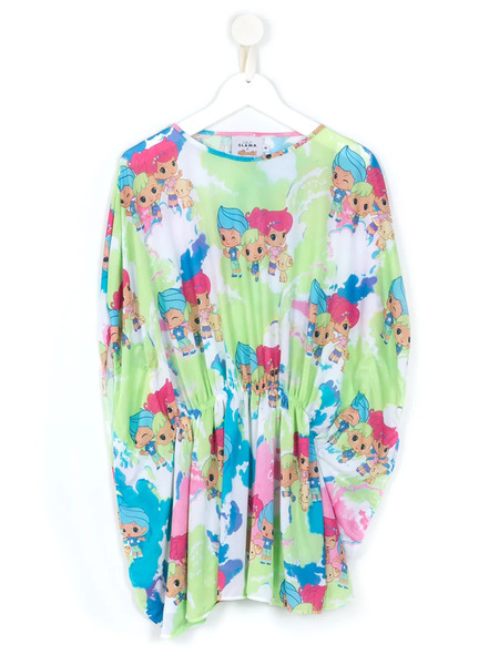  Amir Slama Print Amir Slama + Chocolix Beach Dress - Multicolour 