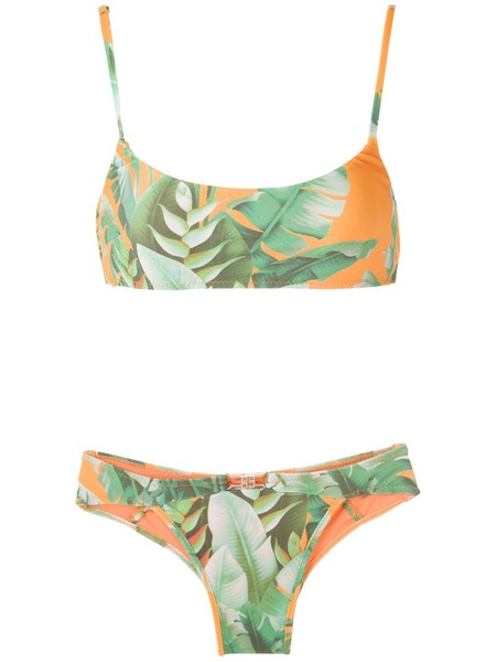  Amir Slama Printed Bikini Set - Green 