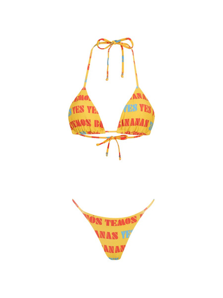  Amir Slama Printed Bikini - Yellow 