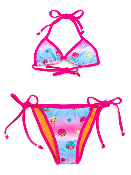  Amir Slama Printed Amir Slama + Chocolix Bikini Set - Pink 
