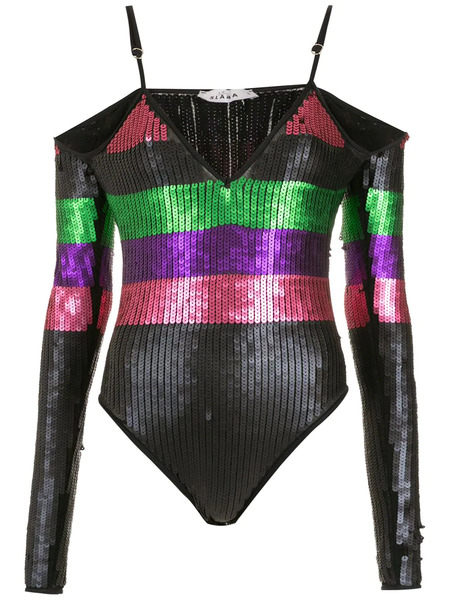  Amir Slama Sequin Cut-out Swimsuit - Multicolour 