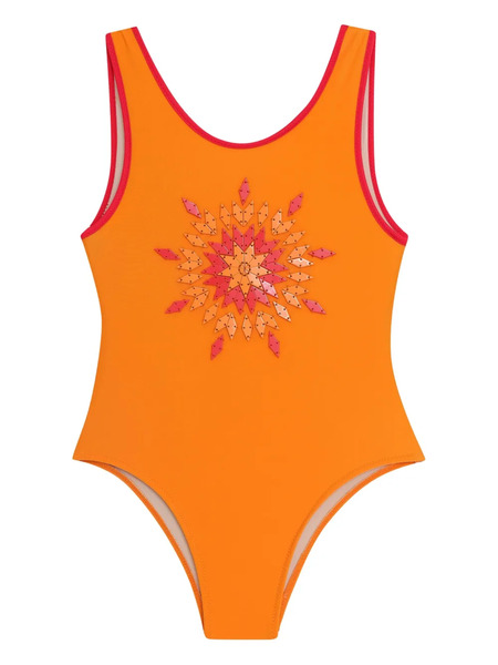  Amir Slama Sequin-embellishment Swimsuit - Orange 