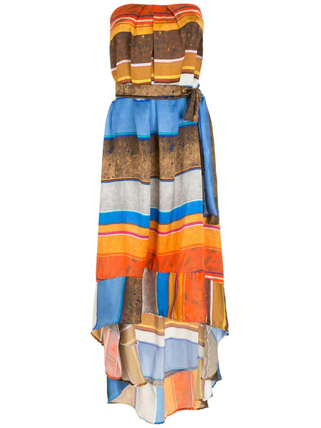  Amir Slama Silk Long Dress - Multicolour 