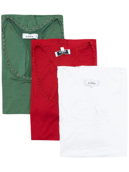  Amir Slama Three-pack Tank Top - Multicolour 
