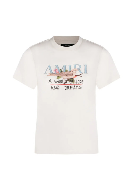  Amiri Bird-print T-shirt - Neutrals 