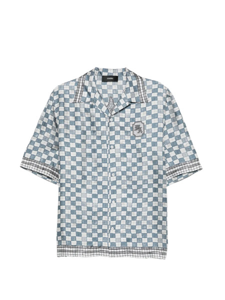  Amiri Checkered Shirt - Blue 