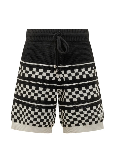  Amiri Checkered Shorts - Black 