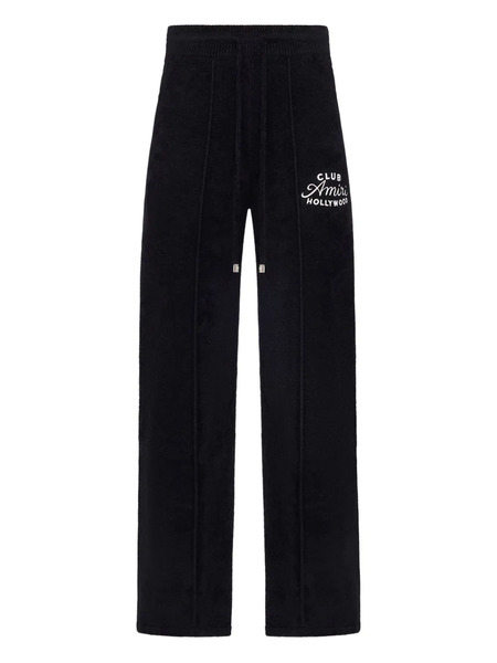  Amiri Club Logo Drawstring Track Pants - Black 