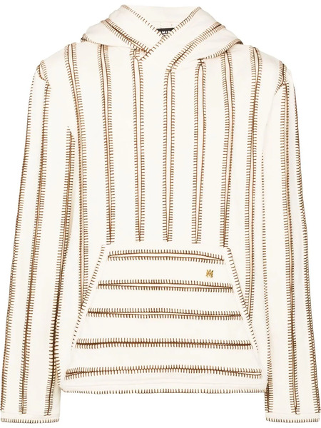  Amiri Contrast-stitch Sweatshirt - Neutrals 