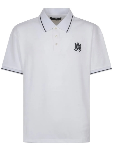  Amiri Core Logo Polo Shirt - White 