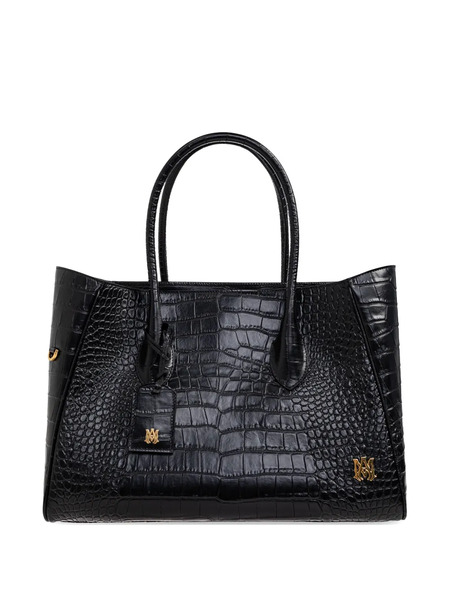  Amiri Crocodile-effect Tote Bag - Black 
