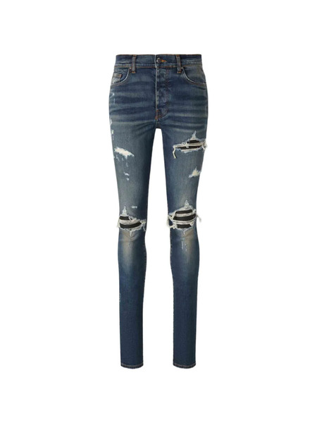  Amiri Distressed-details Skinny Jeans - Blue 