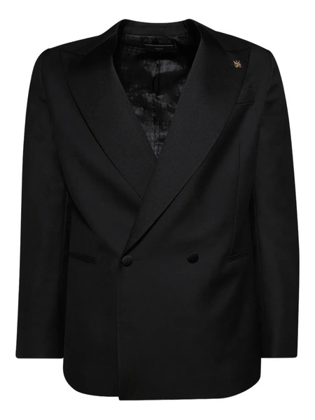  Amiri Double-breasted Peak-lapel Blazer - Black 
