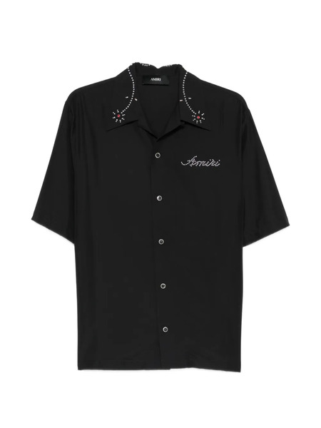  Amiri Embellished Short-sleeve Shirt - Black 