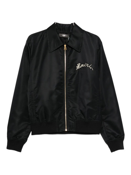  Amiri Embroidered Bomber Jacket - Black 