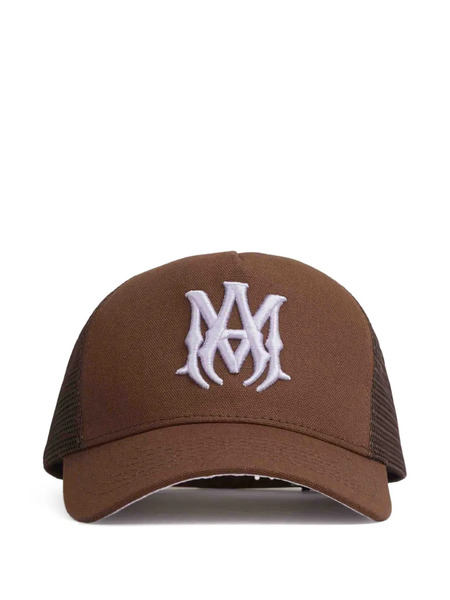  Amiri Embroidered Logo Curved Visor Cap - Brown 
