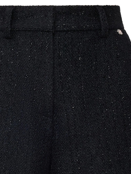 Amiri Glitter-detail Shorts - Black 
