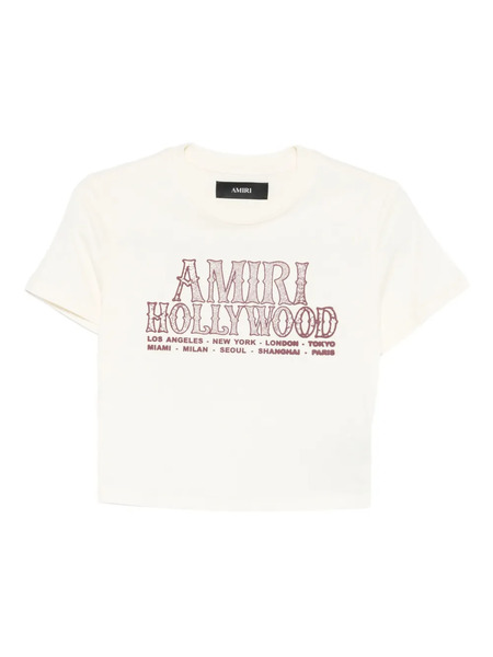  Amiri Graphic-print Short-sleeve T-shirt - Neutrals 