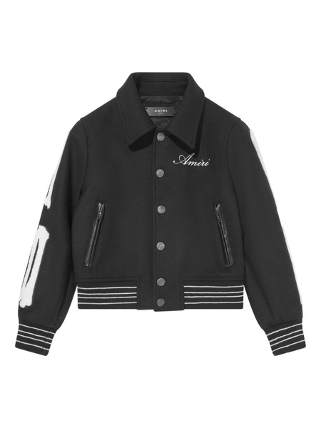  Amiri Kids Bones Bomber Jacket - Black 