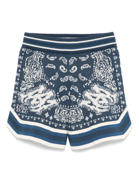  Amiri Kids Knitted Shorts - Blue 