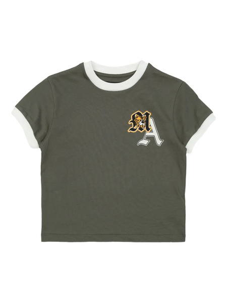  Amiri Kids Ringer Tiger Graphic T-shirt - Green 