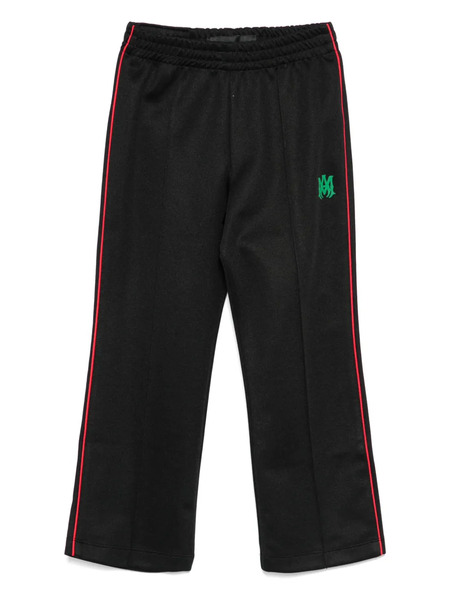  Amiri Kids Side-stripe Track Pants - Black 