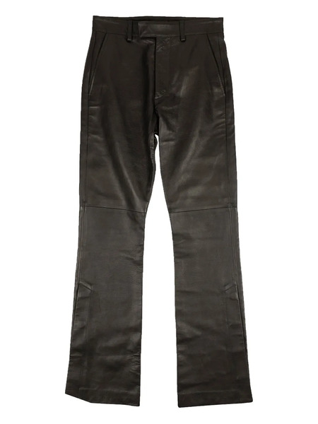  Amiri Leather Trousers - Black 