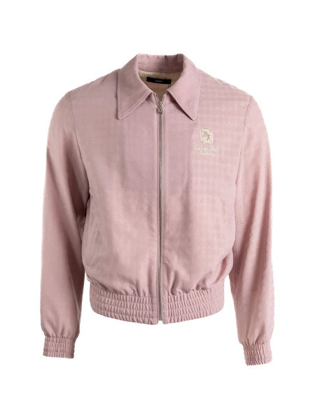  Amiri Logo-appliqué Bomber Jacket - Pink 