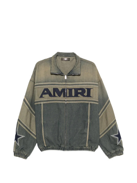  Amiri Logo Denim Jacket - Blue 