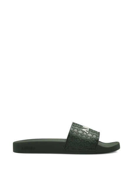  Amiri Logo-detail Slides - Green 