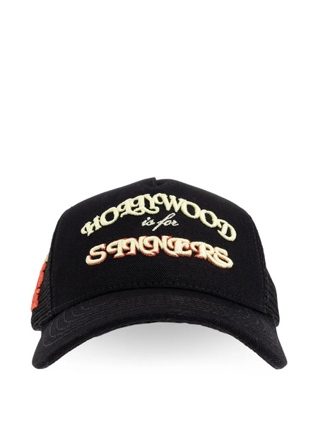  Amiri Logo-embroidered Baseball Cap - Black 