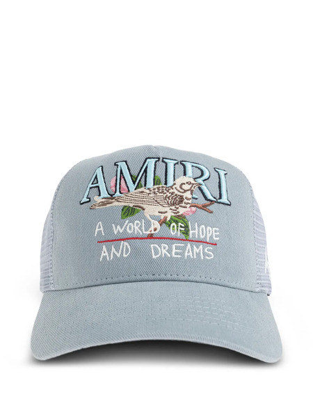  Amiri Logo-embroidered Baseball Cap - Blue 