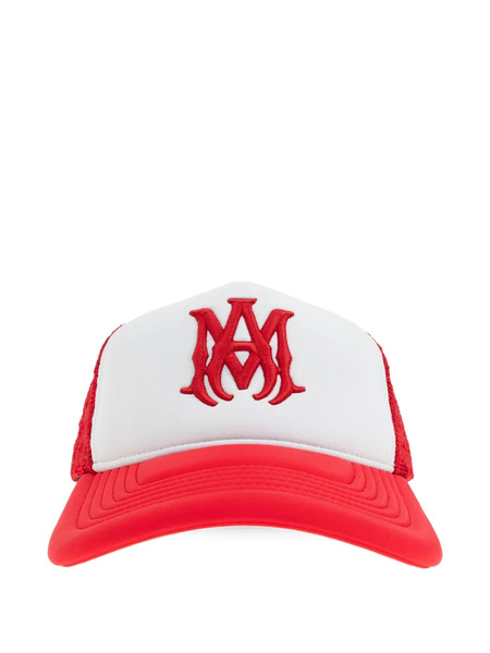  Amiri Logo-embroidered Mesh Trucker Cap - White 
