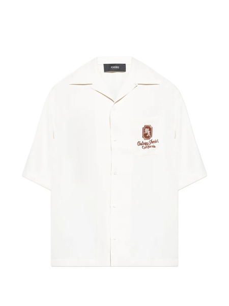  Amiri Logo-embroidered Shirt - Neutrals 