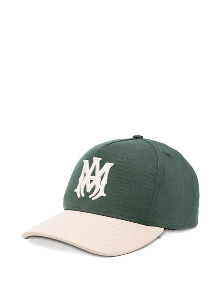  Amiri Logo-embroidered Two-tone Baseball Cap - Green 