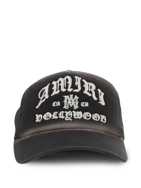  Amiri Logo-embroidery Baseball Cap - Black 