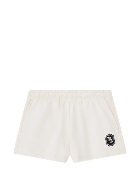  Amiri Logo-patch Mini Shorts - Neutrals 