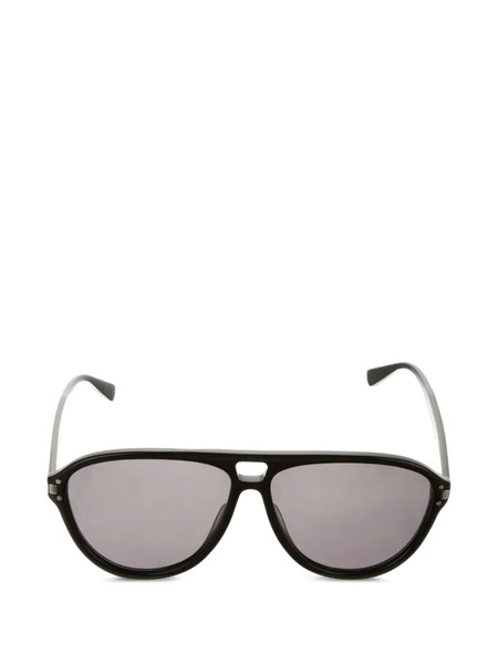  Amiri Logo Pilot-frame Sunglasses - Black 