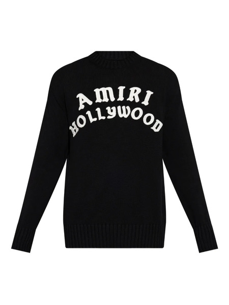  Amiri Logo-print Sweater - Black 
