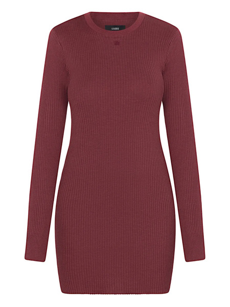  Amiri Long-sleeve Mini Dress - Red 