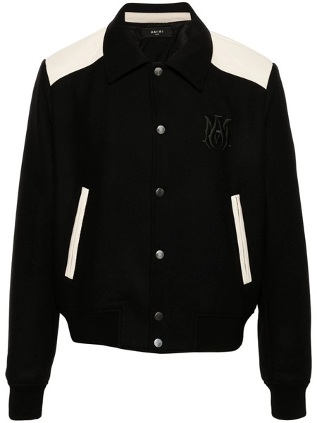  Amiri Ma Band Logo-embroidered Jacket - Black 