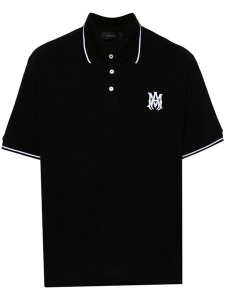  Amiri Ma Core Logo Polo Shirt - Black 