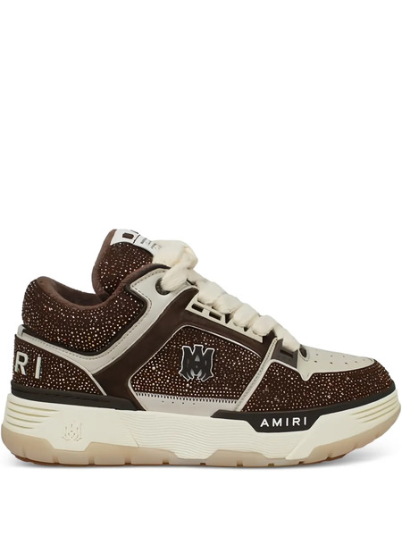  Amiri Ma-1 Embellished Logo Sneakers - Brown 